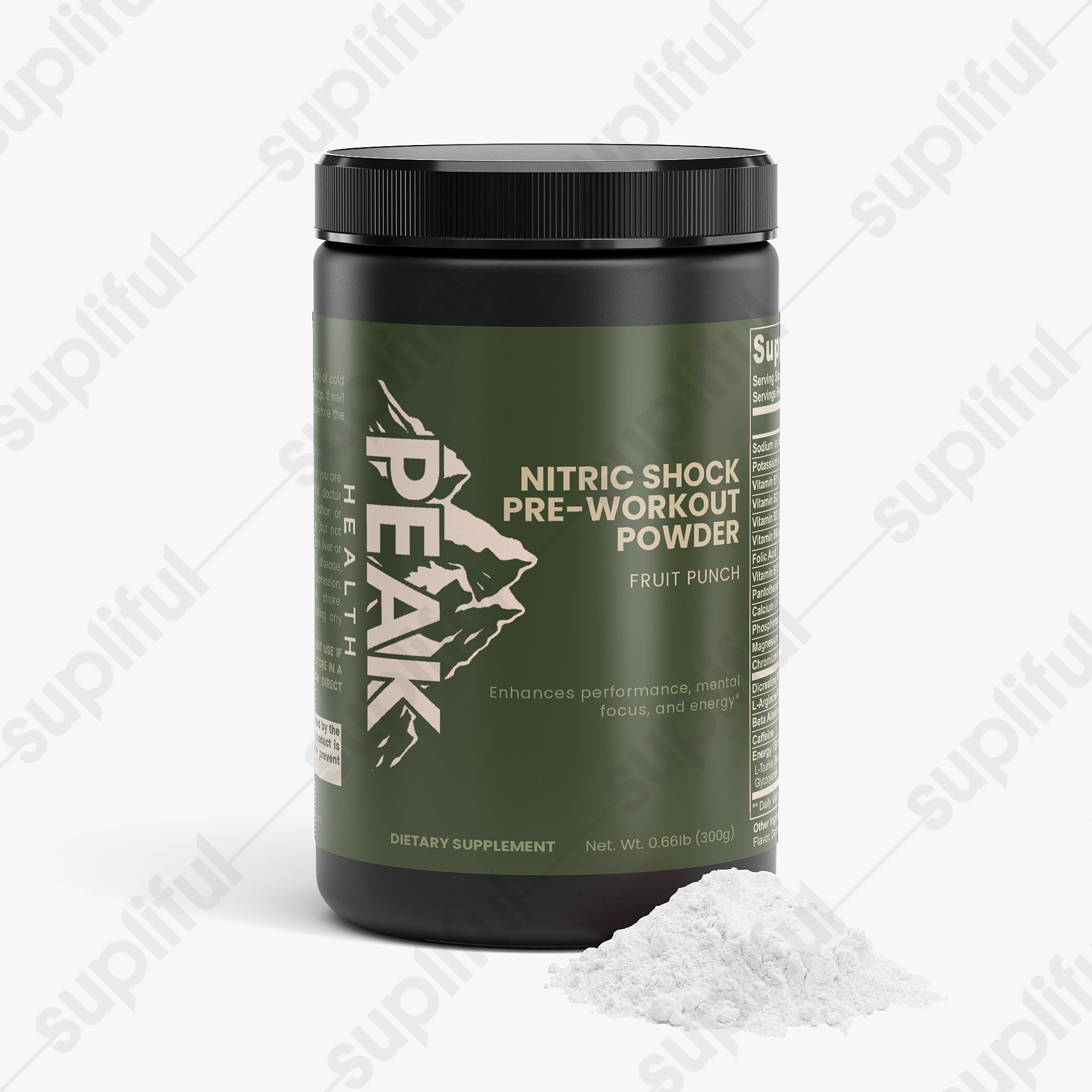 Nitric Shock Pre-Workout Powder (Fruit Punch)