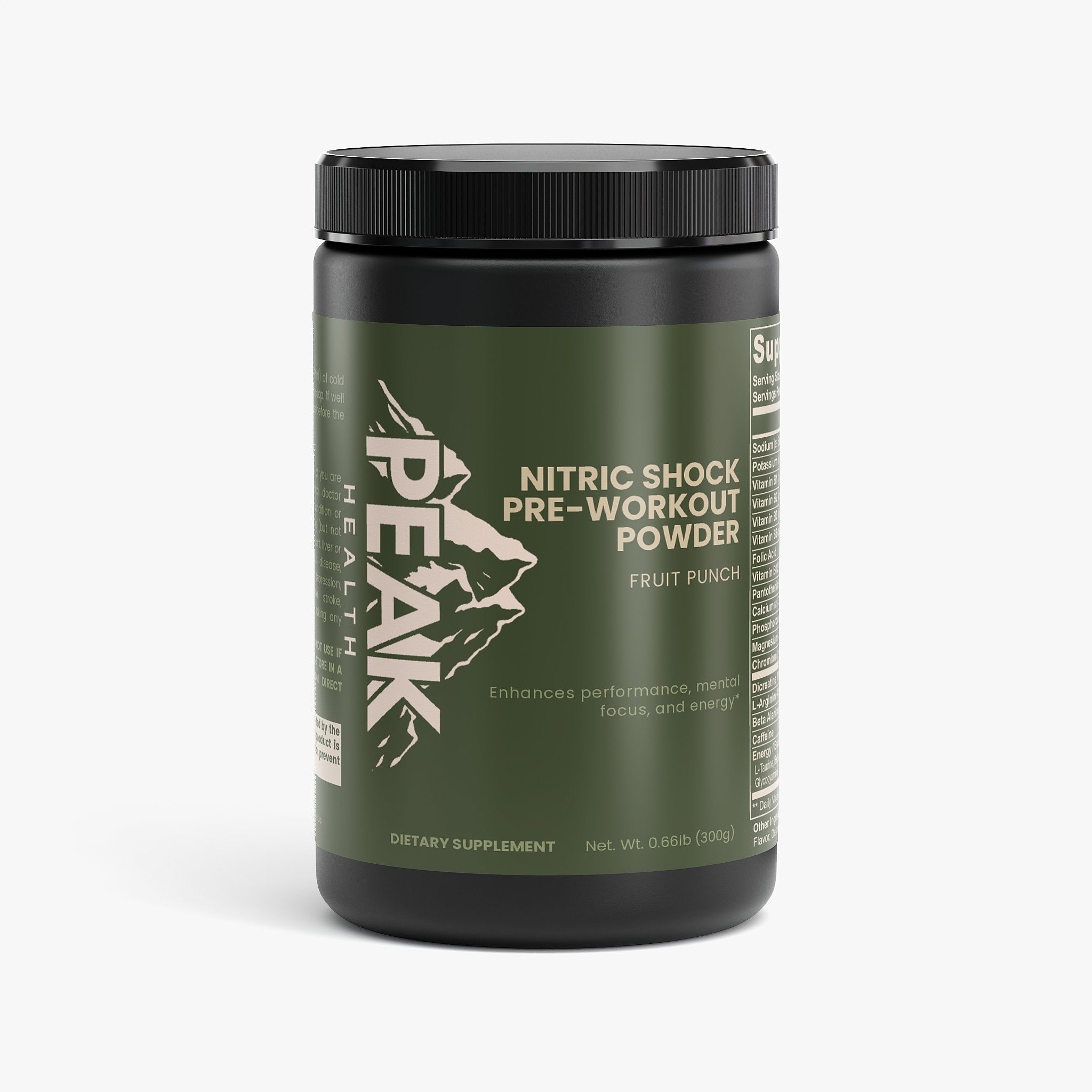 Nitric Shock Pre-Workout Powder (Fruit Punch)